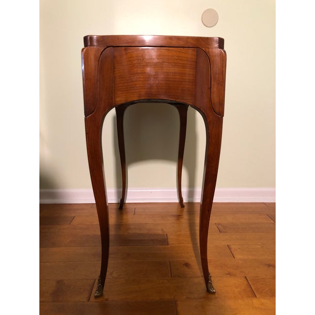 Late 19th Century Louis XV Cherry Serving Table For Sale - Image 5 of 12
