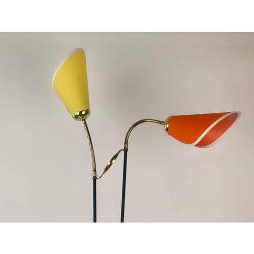 Mid-Century 2-Shade Floor Lamp, Italy, 1953 For Sale - Image 11 of 18