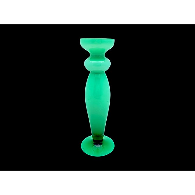 Orrefors Opaline Glass Vase by Helen Krantz for Orrefors, 1980s For Sale - Image 4 of 8