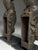 Two cast iron angels on stands. These statues are crafted from cast iron. Originally from France, 19th century. Standing...