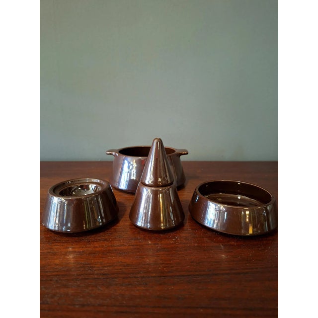 Cono Model Stacking Tableware Set by Ambrogio Pozzi for Pierre Cardin, Italy, 1960s For Sale - Image 4 of 12