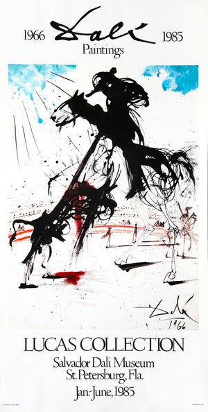1985 Salvador Dalí Museum Lucas Collection Poster