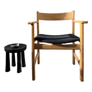 Hans J. Wegner Ge 212 Oak Armchair for Getama, Denmark, 1975 For Sale
