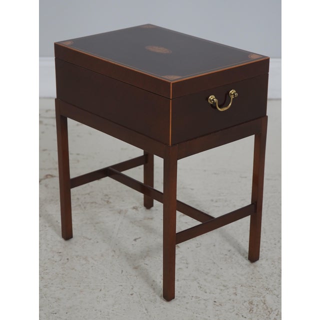 Age: Approx: 20 Years Old Details: Mahogany High Quality Construction Nice Inlay Work Throughout Rich High Sheen Reddish...