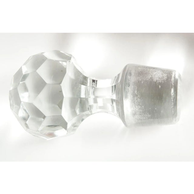 Late 19th Century Late 19th Century French Decanter Set With 24k Gold Design - a Pair For Sale - Image 5 of 7