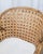Art Deco Revival French Cane & Rattan Club Chair, C. 1980s For Sale - Image 12 of 15