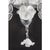 Contemporary Venetian Style Transparent and White Floral Murano Glass Wall Light by Simoeng for Simoeng For Sale - Image 3 of 7