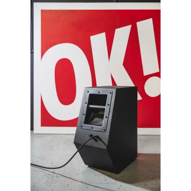 Considering I'll never be a rock star, I created this floor lamp, meant to loosely mimic a rock-n-roll floor monitor...