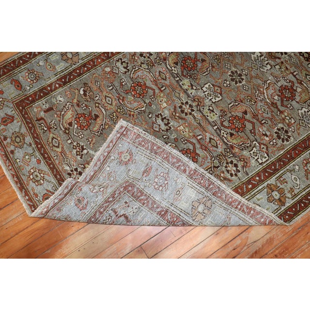 Persian Malayer Wide Herati Runner rug no.j3378 For Sale In New York - Image 6 of 10