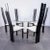 Glass Dining Table & 6 Chairs, 1980s, Set of 7 For Sale - Image 13 of 13