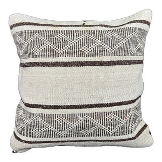 Turkish Hemp Pillow Cushion Natural Beige Brown Pillow Cushion Cover 20x20 For Sale