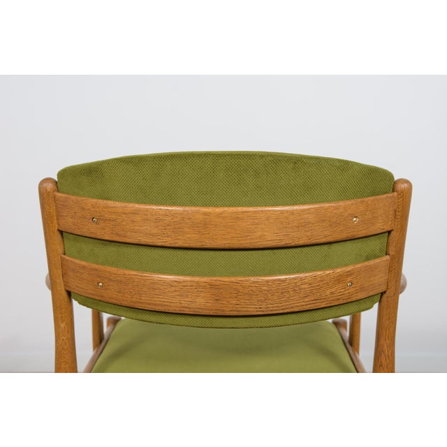 Mid-Century Oak Dining Chairs Model J62 by Poul M. Volther for FDB Mobler, Denmark, 1960s, Set of 4 For Sale - Image 13 of 18