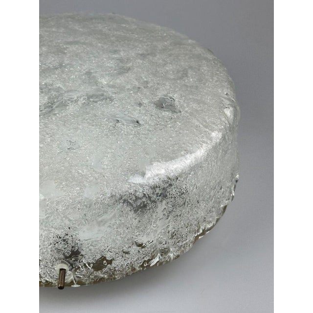 Ceiling Lamp in Ice Glass from Hillebrand Lighting, Germany For Sale - Image 17 of 18