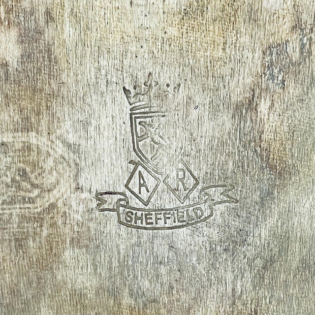 Antique English Silver Plated Glasses and Tray, 1890s, Set of 8 For Sale - Image 5 of 16