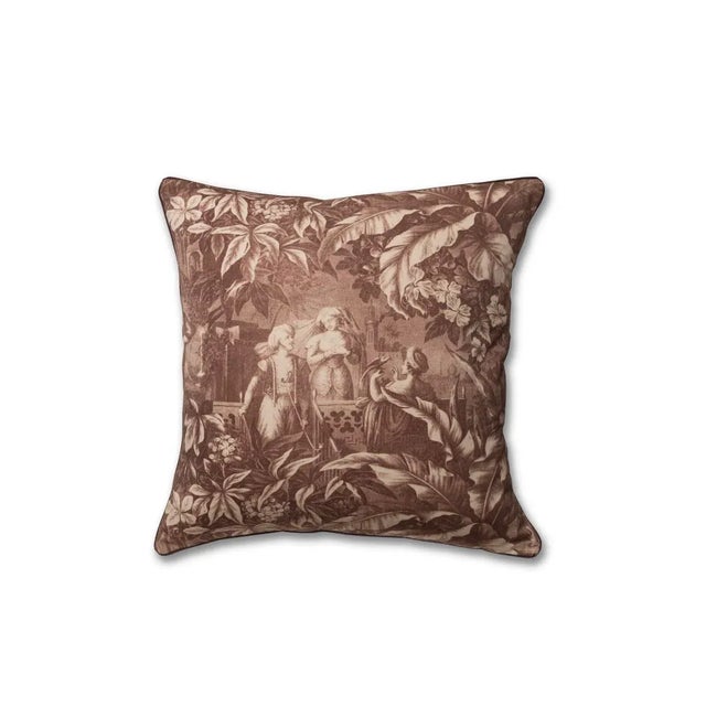 Figurative Harem ScenesToile Pillow Cover For Sale - Image 3 of 3