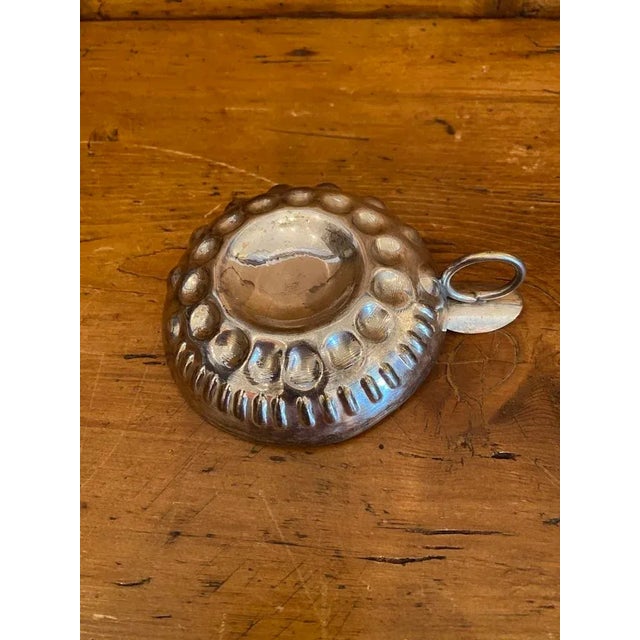 Mid 20th Century Vintage Silverplate Tastevin For Sale - Image 5 of 7