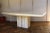 Stone 1980s Mid-Century Italian Postmodern Beige Travertine Dining Table by Stone International For Sale - Image 7 of 18