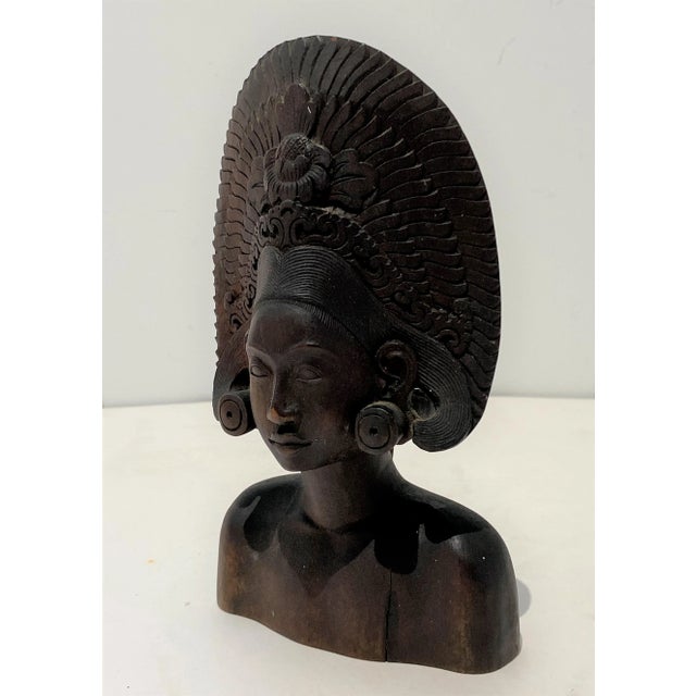 Balinese Carving of a Priestess For Sale - Image 13 of 13