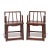 Brown Pair of Chinese Spindleback Chairs, C. 1850 For Sale - Image 8 of 8