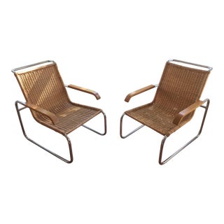 Pair Vintage Cantilever Chairs For Sale