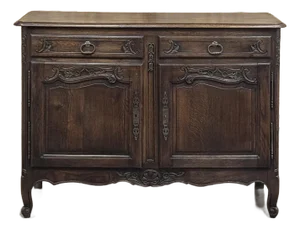 Antique Country French 2-Door Buffet