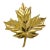Mid-Century Boho Chic Hollywood Regency Brass Maple Leaf Sculptural Wall Object. For Sale