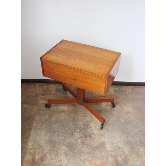 Small Cabinet on Castors, 1960s For Sale - Image 4 of 11