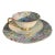 Shelley Oleander Melody Trio Bone China Tea Cup Saucer & Plate Three Piece Set For Sale