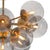 2020s Regina Andrew Shine Globe Flush Mount, Natural Brass with Smoke Glass For Sale - Image 5 of 7