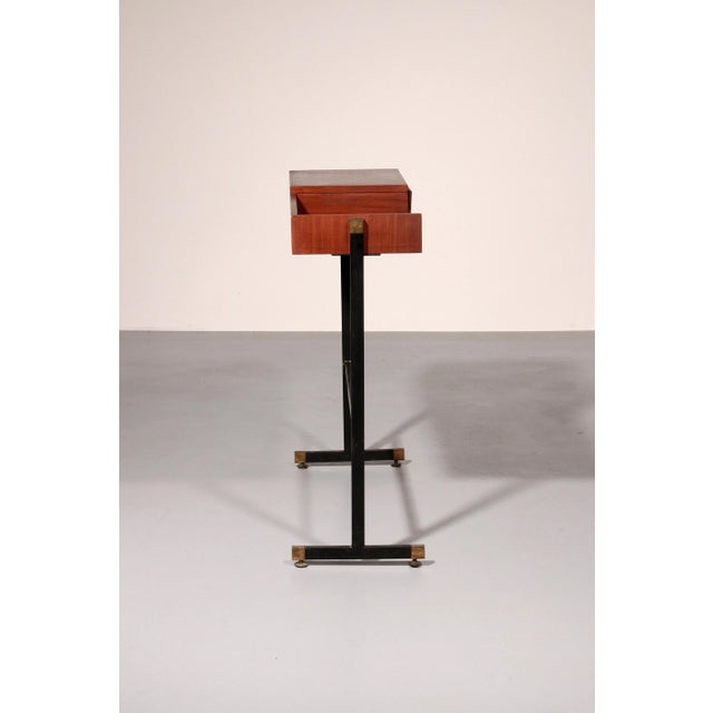 Wood Mid-Century Modern Italian Console Table, 1960s For Sale - Image 7 of 13