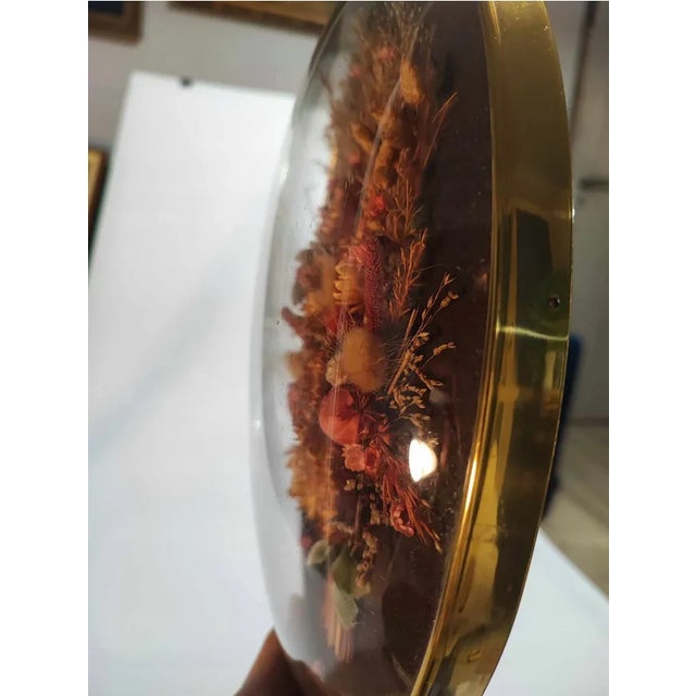Flowers Behind Convex Glass, 1960s-1970s For Sale - Image 8 of 9