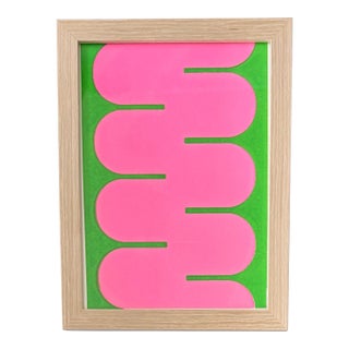 2024 Original Screen Print 1/1 by Uk Artist Sean Thornhill, Framed For Sale