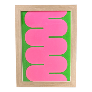 2024 Original Screen Print 1/1 by Uk Artist Sean Thornhill, Framed