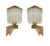 Exterior Jean Perzel Corner Sconces - A Pair For Sale
