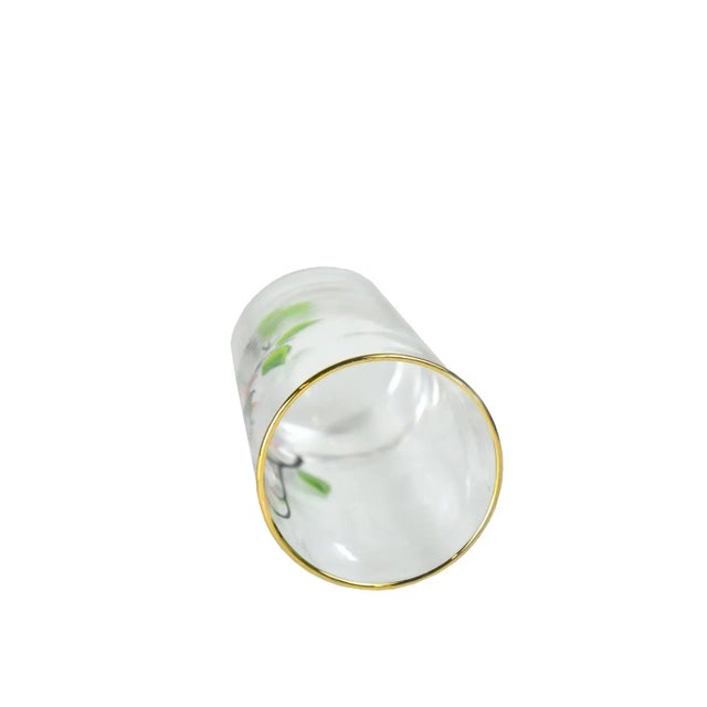 Mid-Century Modern Vintage Hand-Painted Cocktail Glasses - Set of 8 For Sale - Image 3 of 6