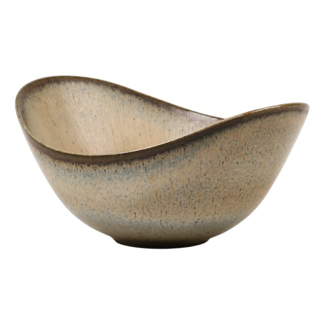 Scandinavian Modern Stoneware Aro Bowl by Gunnar Nylund for Rörstrand, 1950s For Sale