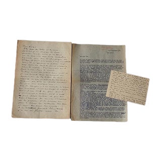 Max Gubler - Correspondence - 1949 For Sale