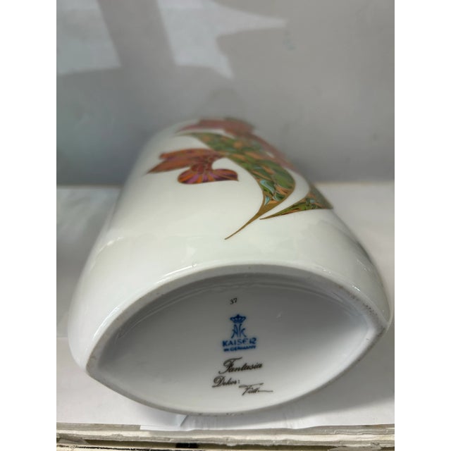 A.K. Kaiser Kaiser Fantasia German Porcelain Vase For Sale - Image 4 of 7