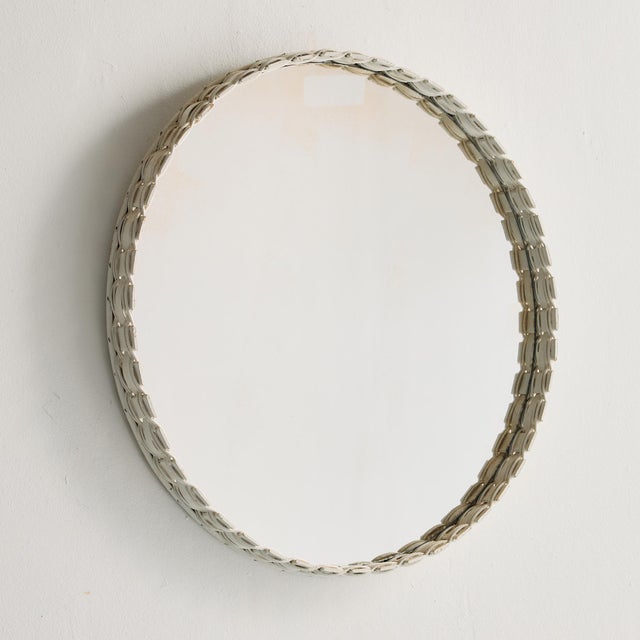 Vintage Wooden Framed Mirror, 1970s For Sale - Image 6 of 6