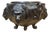 Large Meiji Japanese Bronze Zoomorphic Jardinière Attributed to Genryusai Seiya For Sale