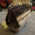 1970s Vintage Brown Velvet and Gilded Metal Italian Crossbody Bag For Sale - Image 9 of 14