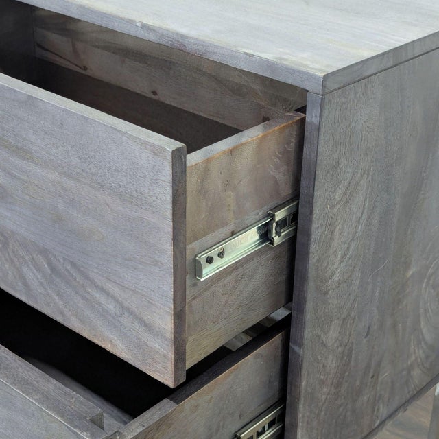 Wood Cb2 Smythe Media Console For Sale - Image 7 of 11