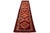 Vintage Persian Hamadan Runner – Geometric Tribal Wool Rug 3x14 For Sale - Image 4 of 10