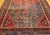 Early 20th Century Vintage Persian Hamadan Area Rug, Handwoven Geometric Medallion Pattern, Moss Green & Red, 4’ X 7’ For Sale - Image 5 of 14