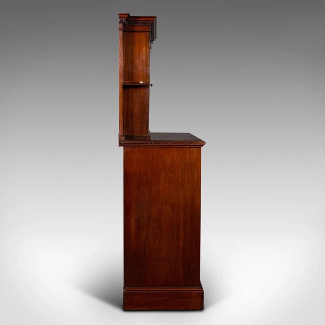 Late 19th Century 1900s Antique Victorian English Secretaire Sideboard For Sale - Image 5 of 13