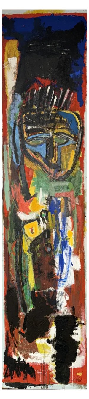 Culden, Expressionist Composition, 1989, Oil on Panel