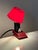 Red Clamp Lamp with Plastic Shade and Switch from Elios For Sale - Image 3 of 11