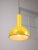 Small Vintage Yellow Metal Lamp For Sale - Image 9 of 11