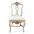 1920s Antique Italian Painted and Gilt Chair For Sale