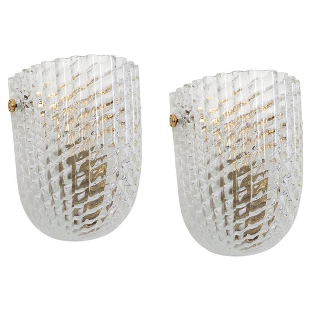 Murano Glass Wall Sconce in style of Barovier & Toso, Italy, 1970s For Sale - Image 12 of 12